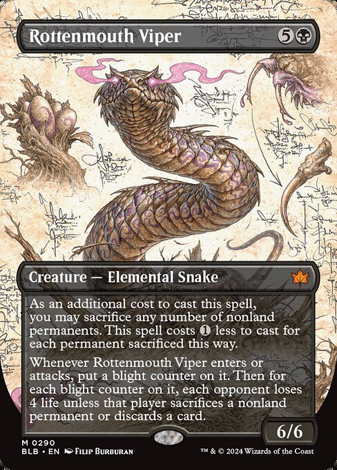 Rottenmouth Viper (BLB 290) [Bloomburrow]