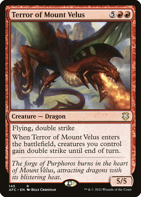 Terror of Mount Velus (AFC 145) [Forgotten Realms Commander]