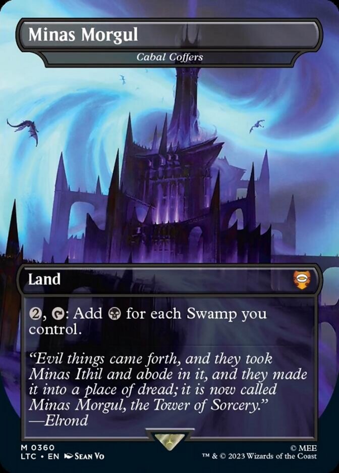 Minas Morgul - Cabal Coffers (Borderless) [The Lord of the Rings: Tales of Middle-Earth Commander]