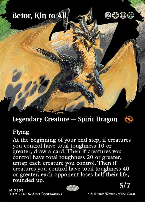 Betor, Kin to All (TDM 353) [Tarkir: Dragonstorm]