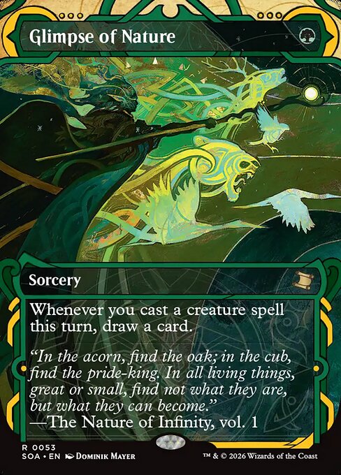 Glimpse of Nature (SOA 53) [Secrets of Strixhaven Mystical Archive]