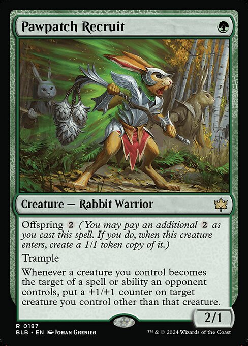 Pawpatch Recruit (BLB 187) [Bloomburrow]