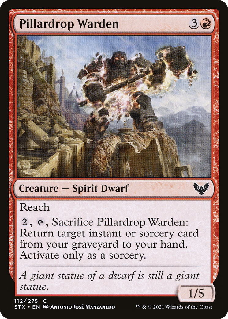 Pillardrop Warden [Strixhaven: School of Mages]