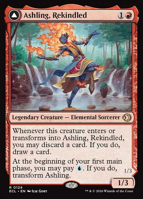 Ashling, Rekindled // Ashling, Rimebound (ECL 124) [Lorwyn Eclipsed]