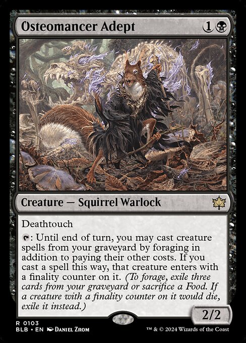 Osteomancer Adept (BLB 103) [Bloomburrow]