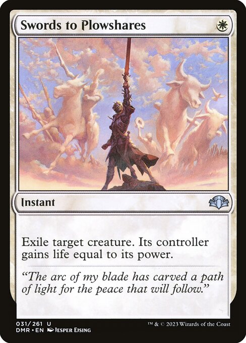 Swords to Plowshares (DMR 31) [Dominaria Remastered]