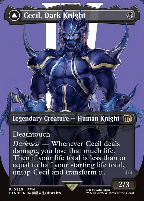Cecil, Dark Knight // Cecil, Redeemed Paladin (FIN 525) [Final Fantasy]