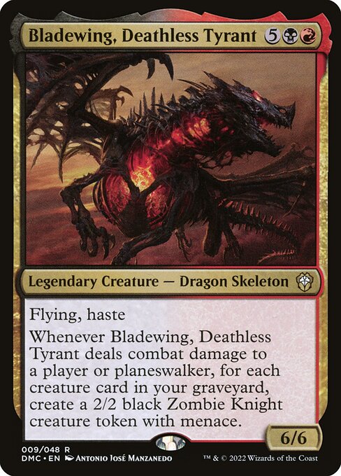 Bladewing, Deathless Tyrant (DMC 9) [Dominaria United Commander]
