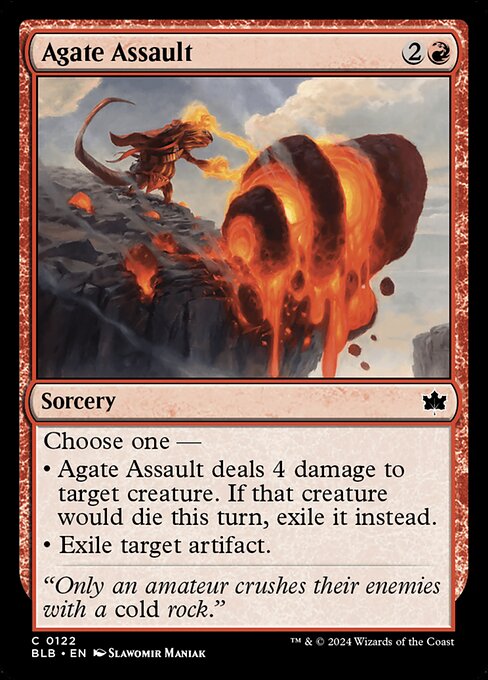 Agate Assault (BLB 122) [Bloomburrow]