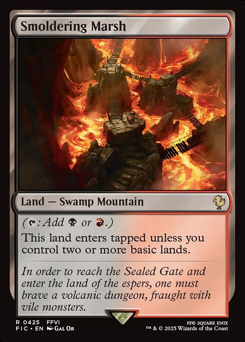 Smoldering Marsh (FIC 425) [Final Fantasy Commander]