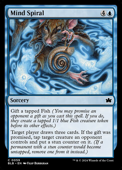 Mind Spiral (BLB 59) [Bloomburrow]