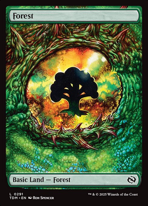 Forest (Full Art) (TDM 291) [Tarkir: Dragonstorm]