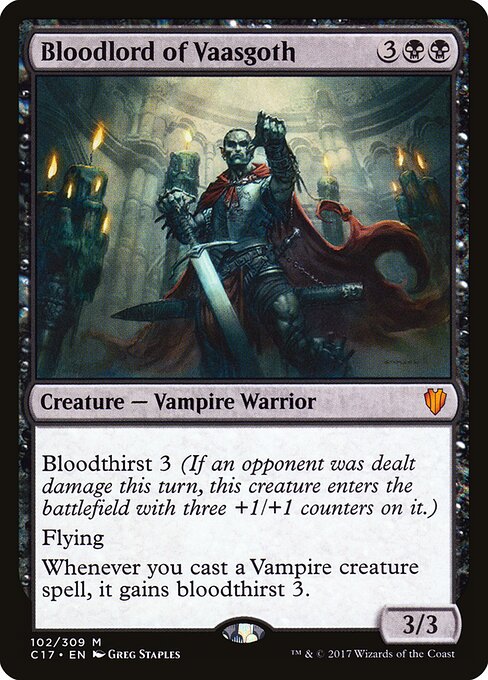 Bloodlord of Vaasgoth (C17 102) [Commander 2017]