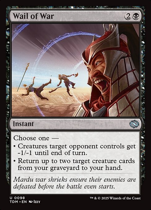 Wail of War (TDM 98) [Tarkir: Dragonstorm]