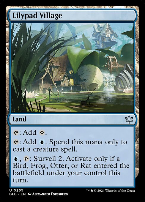 Lilypad Village (BLB 255) [Bloomburrow]