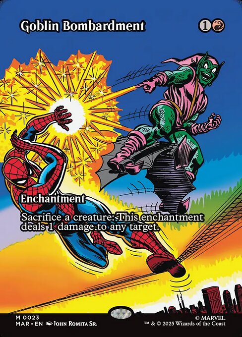 Goblin Bombardment (MAR 23) [Marvel Universe]