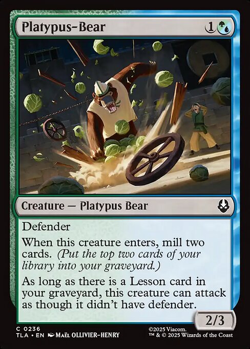 Platypus-Bear (TLA 236) [Avatar: The Last Airbender]