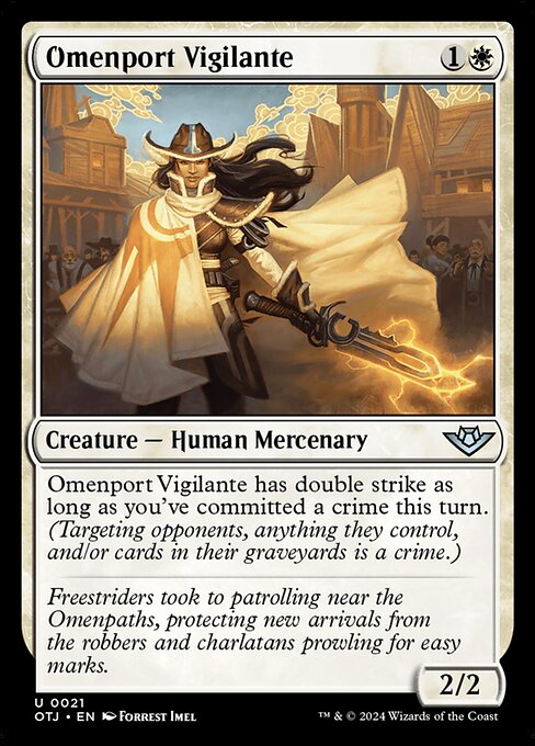 Omenport Vigilante (OTJ 21) [Outlaws of Thunder Junction]