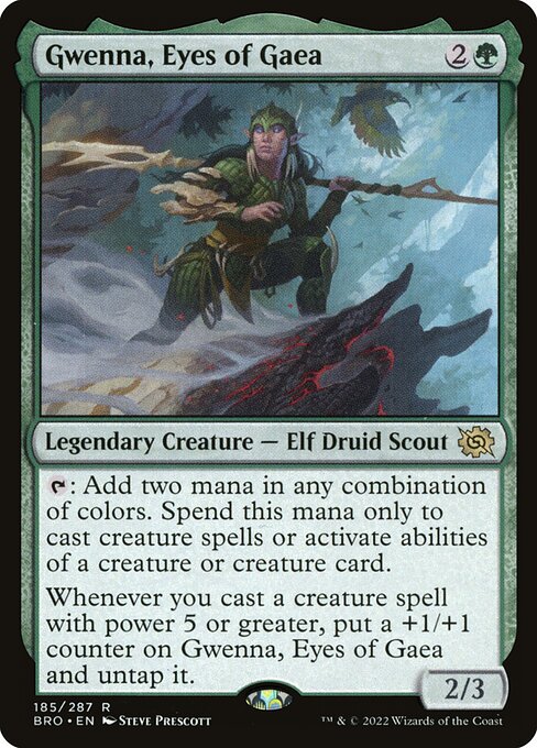 Gwenna, Eyes of Gaea (BRO 185) [The Brothers' War]