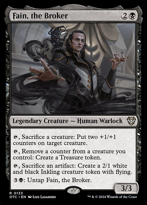 Fain, the Broker (OTC 133) [Outlaws of Thunder Junction Commander]