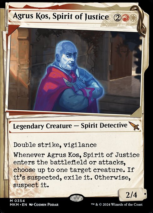 Agrus Kos, Spirit of Justice (MKM 354) [Murders at Karlov Manor]