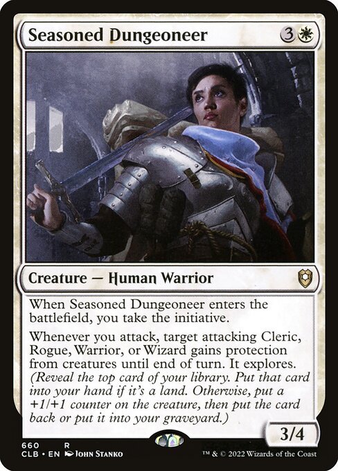 Seasoned Dungeoneer (CLB 660) [Commander Legends: Battle for Baldur's Gate]