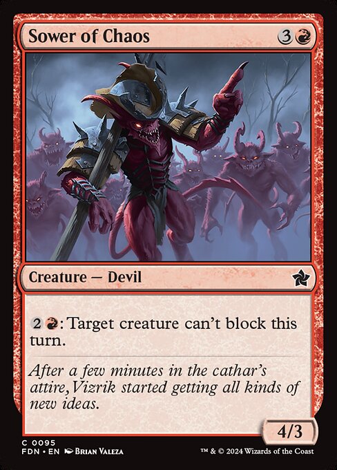 Sower of Chaos (FDN 95) [Foundations]