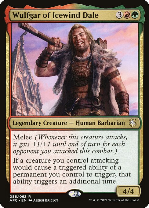Wulfgar of Icewind Dale (AFC 56) [Forgotten Realms Commander]