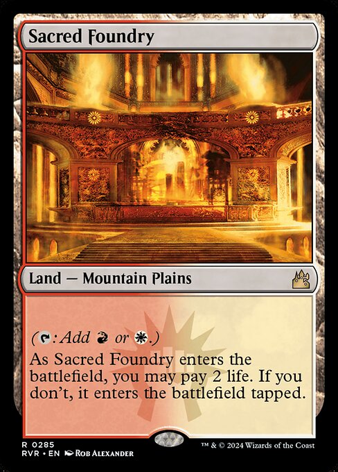 Sacred Foundry (RVR 285) [Ravnica Remastered]