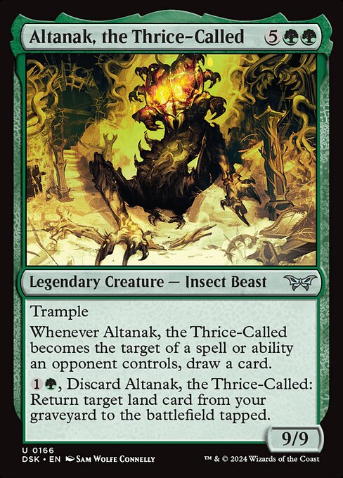 Altanak, the Thrice-Called (DSK 166) [Duskmourn: House of Horror]