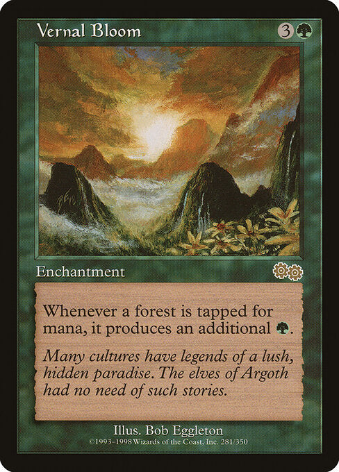 Vernal Bloom (USG 281) [Urza's Saga]