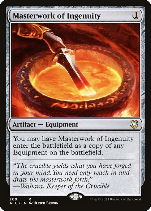 Masterwork of Ingenuity (AFC 209) [Forgotten Realms Commander]