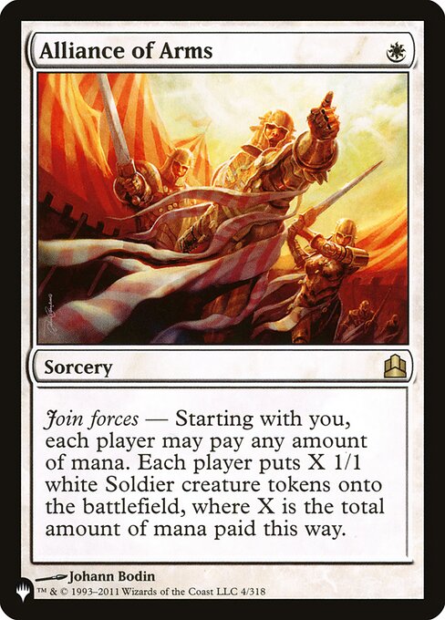 Alliance of Arms (PLST CMD-4) [The List]