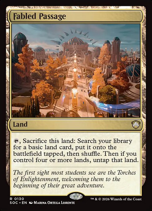 Fabled Passage (SOC 130) [Secrets of Strixhaven Commander]