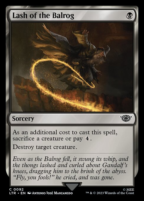Lash of the Balrog (LTR 92) [The Lord of the Rings: Tales of Middle-earth]