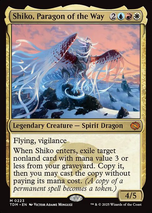 Shiko, Paragon of the Way (TDM 223) [Tarkir: Dragonstorm]