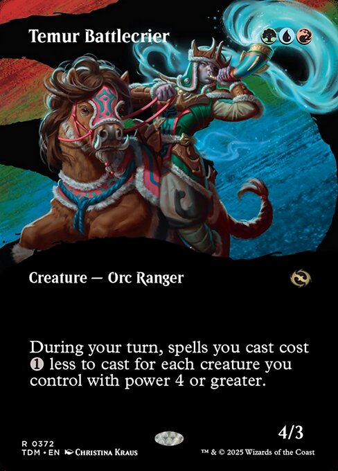 Temur Battlecrier (TDM 372) [Tarkir: Dragonstorm]
