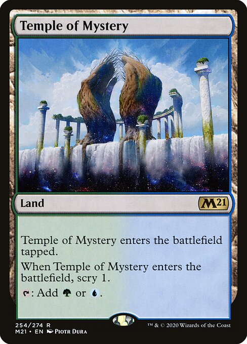 Temple of Mystery (M21 254) [Core Set 2021]
