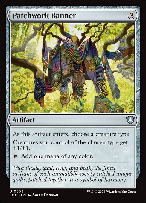 Patchwork Banner (SOC 353) [Secrets of Strixhaven Commander]