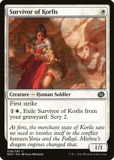 Survivor of Korlis (BRO 28) [The Brothers' War]