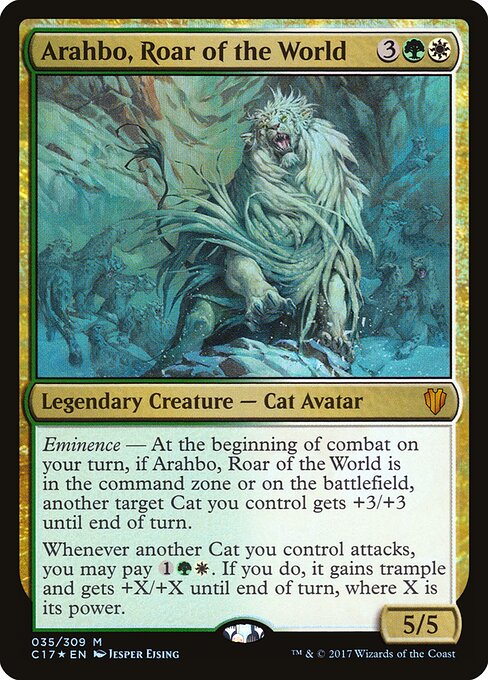Arahbo, Roar of the World (C17 35) [Commander 2017]