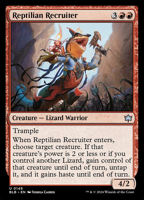 Reptilian Recruiter (BLB 149) [Bloomburrow]