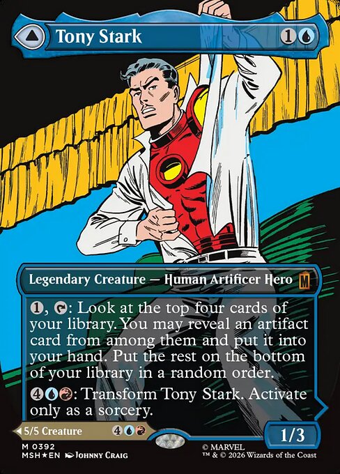 Tony Stark // The Invincible Iron Man (Borderless) (MSH 392) [Marvel Super Heroes]