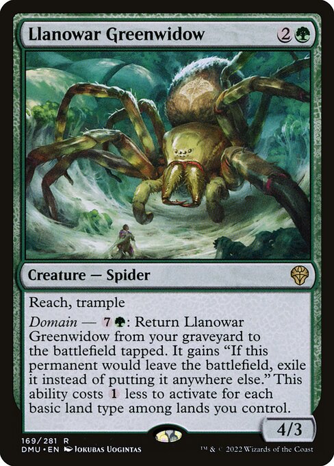 Llanowar Greenwidow (DMU 169) [Dominaria United]