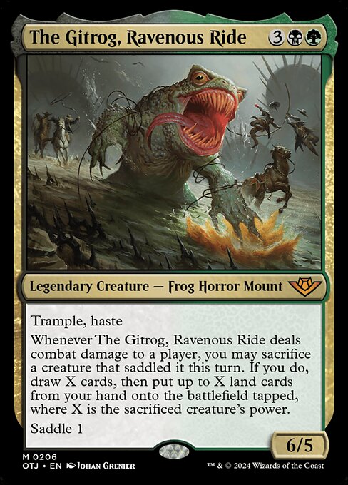 The Gitrog, Ravenous Ride (OTJ 206) [Outlaws of Thunder Junction]