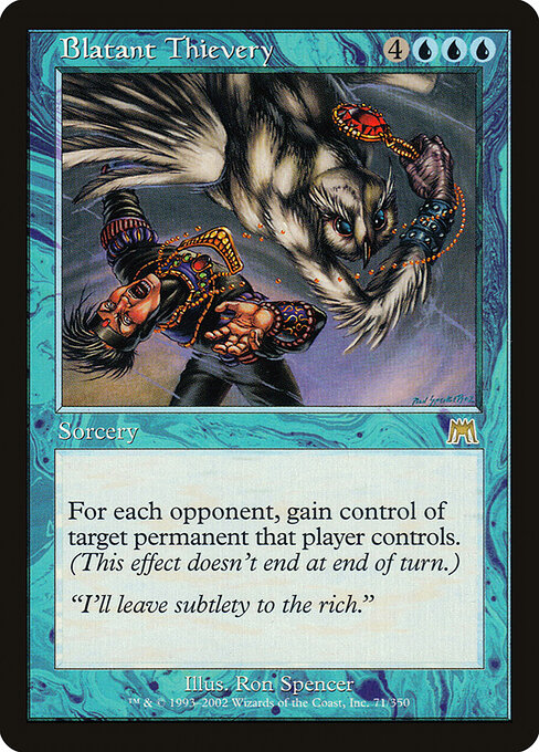 Blatant Thievery (ONS 71) [Onslaught]