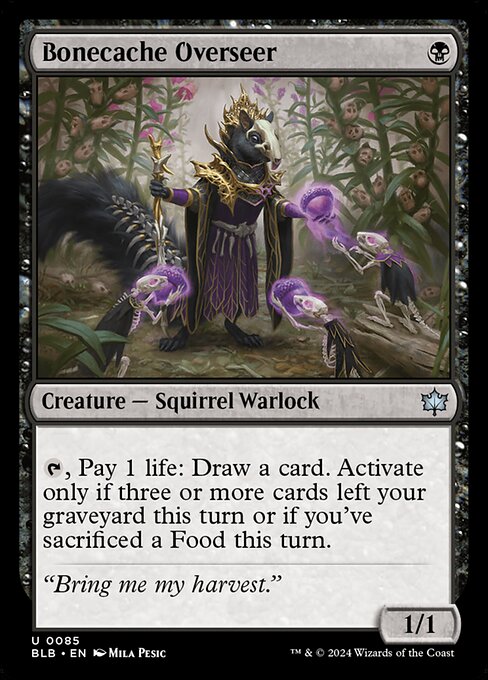 Bonecache Overseer (BLB 85) [Bloomburrow]