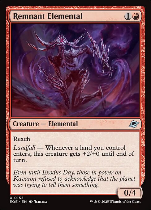 Remnant Elemental (EOE 155) [Edge of Eternities]