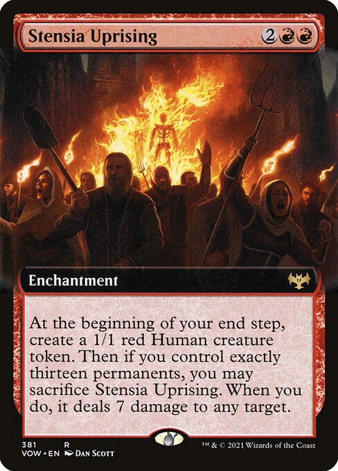 Stensia Uprising (VOW 381) [Innistrad: Crimson Vow]