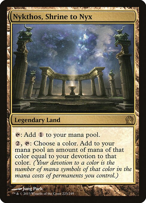 Nykthos, Shrine to Nyx (THS 223) [Theros]